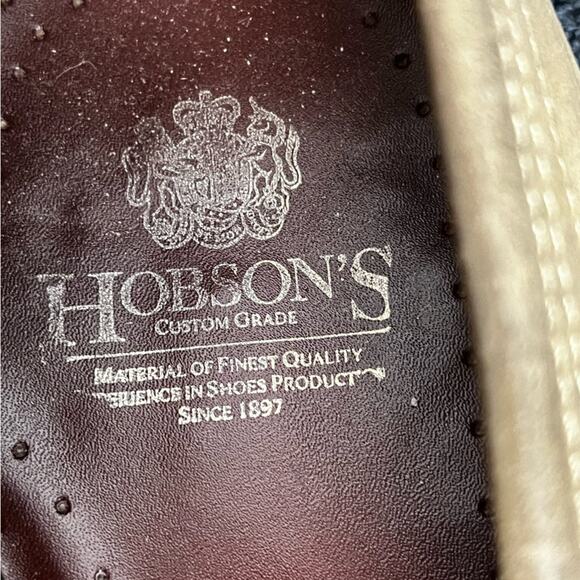 Rare Hobson’s Custom Grade Leather Handmade Loafers Size 12 MADE IN ITALY main image 10